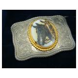 Western Horse Head Belt Buckle