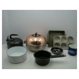 Miscellaneous Cookware: Tea Kettle, Bun Warmer,