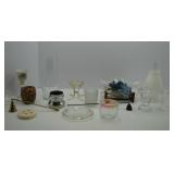 Miscellaneous Lot of Candle Holders, Snuffers and
