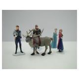 Disney Frozen Figurines Elsa, Anna, Christof,