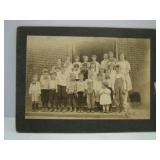 Black and White Photo From School in Harmony IN