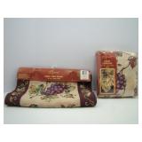 Grape Harvest Oblong Tablecloth and Table Runner