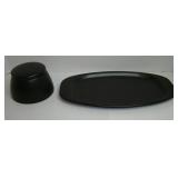 Umbra Mono Black Tray and Canister