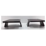 Sofa/Chair Arm Snack Tables Wooden
