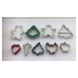 Lot of Cookie Cutters 4 Large 5 Small