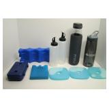 Ice Packs, Water Bottles Condiment Squeeze Bottles