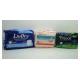 3 Packages Unopened Adult Briefs Size Small
