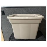 Rubbermaid Light Brown Storage Tote