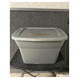 Gray Sterilite 18 Gallon Storage Tote