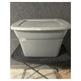 Gray Sterilite 18 Gallon Storage Tote