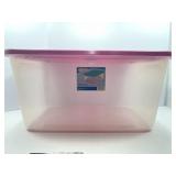 Sterilite 100 Quart Pink Storage Tote Container