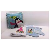 Penguin Throw Pillow Disney Princess Hat