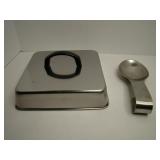 Amco Stainless Steele Spoon Rest & Square Cheese