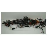 5 Strands of Lights 2 Orange 2 Purple 1 Black