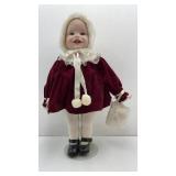 Yolanda Bello Porcelain Holiday Doll