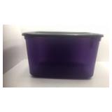 Sterilite Purple and Black 66 Quart Storage Tote