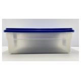 Sterilite Clear with Blue Lid 12 Quart Storage Box