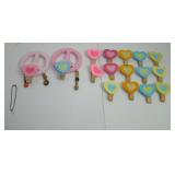 Wooden Peace Signs and Hearts