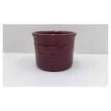 Longaberger Pottery Small Crock Paprika