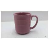 Longaberger Woven Tradition Pottery Pink Mug