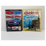Motor Trend March 2009 & National Geograpic