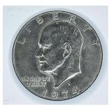 1974 D Eisenhower Dollar