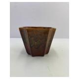 Haeger 3785 Brown and Green Planter