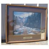 Merced River Framed Photography by Dick Dittrich