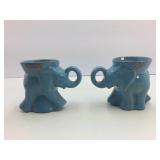 Frankoma 2008 GOP Elephant Mugs