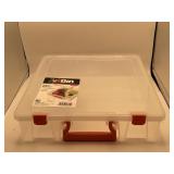 Art Bin Clear Craft Storage Case 15x14x3"
