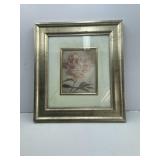 Framed Picture of a Rose 18x20"