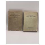 Indiana School Directories 1942-1943 & 1951-1952