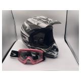 HJC Off-Road Motorcycle Helmet with Goggles