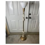 Floor Lamp White and Gold