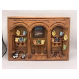 Shadow Box of Pottery