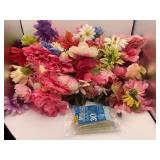 Miscellaneous Lot of Flowers and Floral Picks
