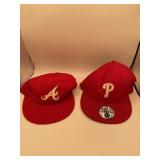 Baseball Caps: Condors, Charlotte Hornets, LA,