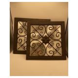 Decorative Metal Square Mirrors