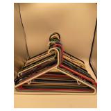 25 Adult Clothes Hangers Various Colors