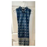 Rossukon Thai Silk Dress Size L Design Elephants