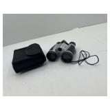 Compact 4x30 Silver and Black Binoculars