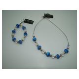 Facets 5th Avenue Art Glass Pendant Necklace
