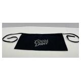 Coors LIGHT Waist Apron Black and Silver
