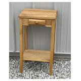 Side Table with Drawer 24x14x12 inches