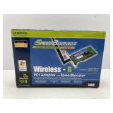 Linskys Wireless-G PCI Adaptor with Speed Booster