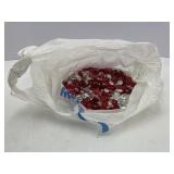 Glass Gem Pebbles Red and Clear