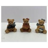 Homco Teddy Bear Figurines