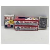 Playing Cards and Poker Chips