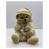Nighttime Teddy Bear Figurine
