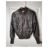 Xhilaration Brown Leather Jacket Size Large